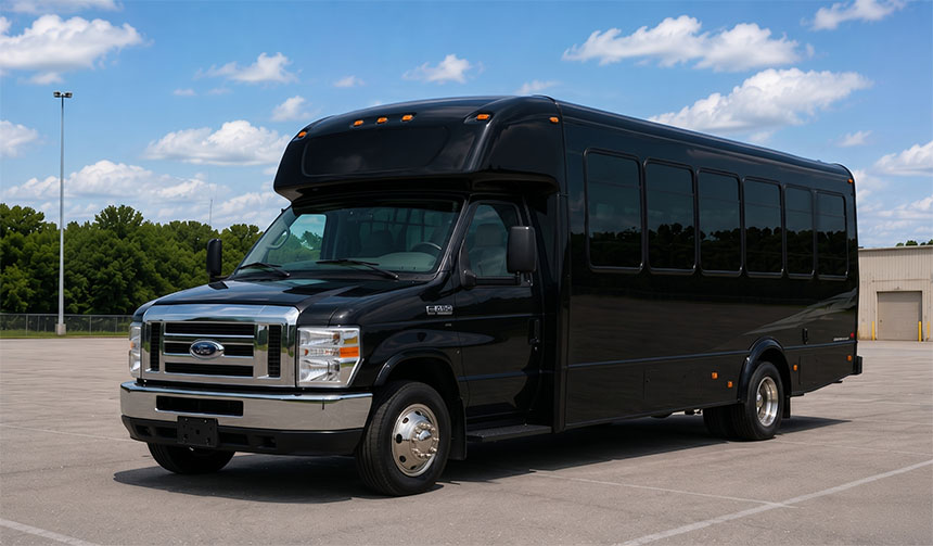 20-passenger minibus available for charter in Madison, MS